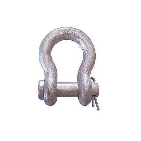 Anchor Shackle, Super Strong, 24 Ton, 158 In, 134 In Pin Dia, Round Pin, 613 In Inner Length